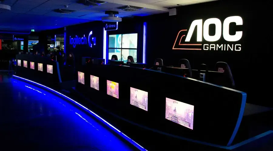 En tävlingsscen för 2 lag på Inferno Online